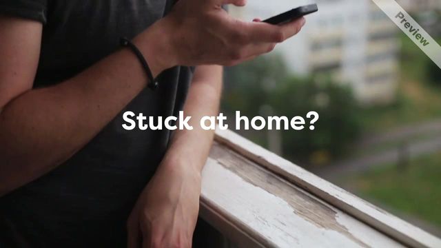 Stuck at home Video Template