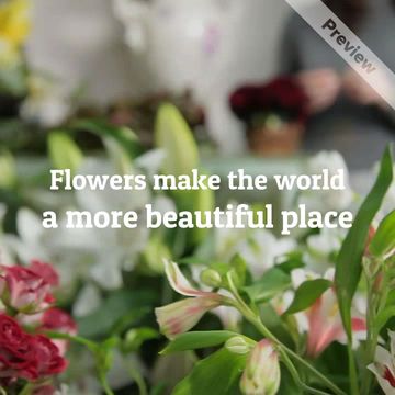 Flowers Video Template