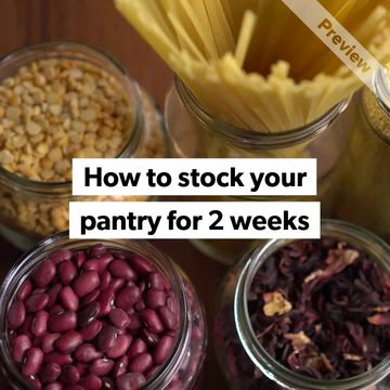 Pantry essentials Video Template