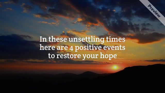 Restore hope Video Template