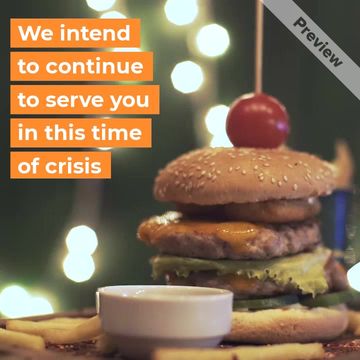 Contactless delivery Video Template