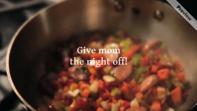 Night Off Video Template