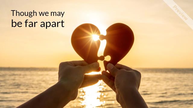 Far apart Video Template