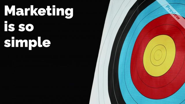 Simple marketing Video Template