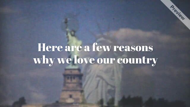 US on Film Video Template