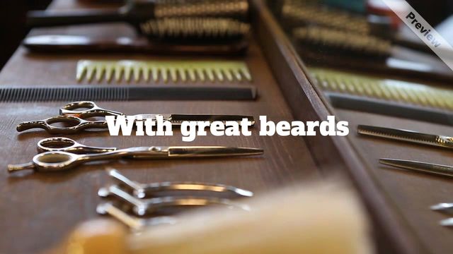 with every beard Video Template