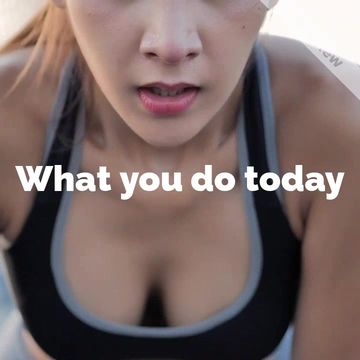 What you do today Video Template