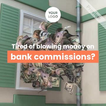 Blowing money Video Template