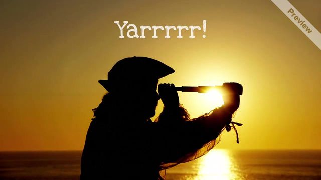 Like a Pirate Video Template