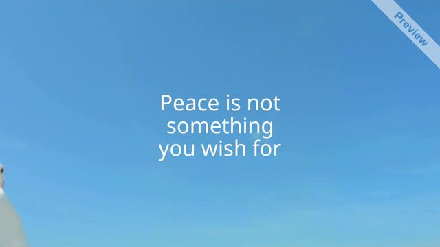 Day of Peace Video Template