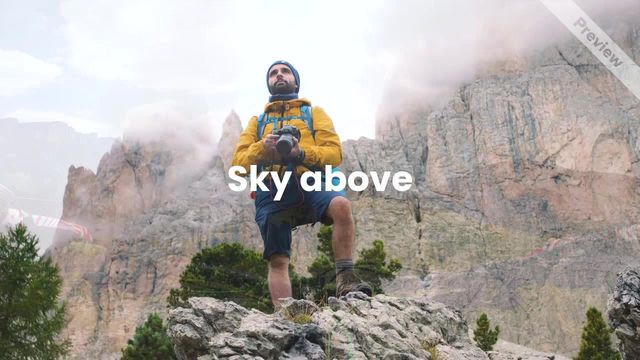 Sky above Video Template