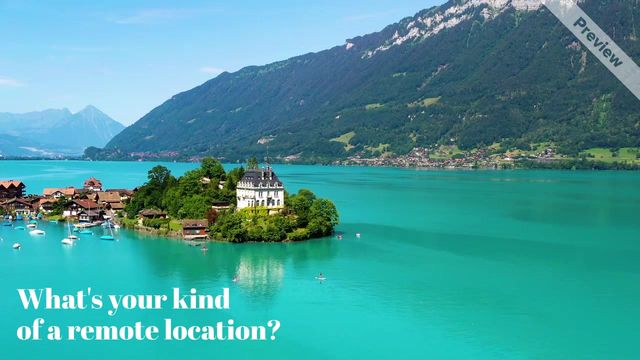 Remote location Video Template