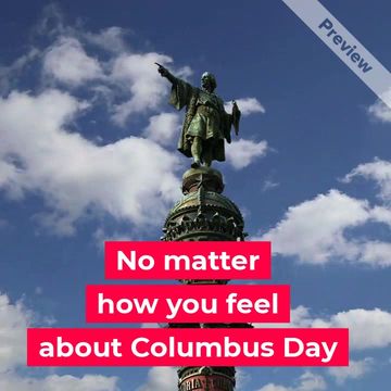 #ColumbusDay Video Template