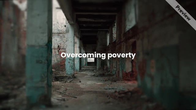 Eradication of Poverty Video Template