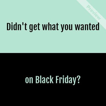 #CyberMonday Video Template