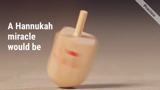 A Hannukah miracle Video Template