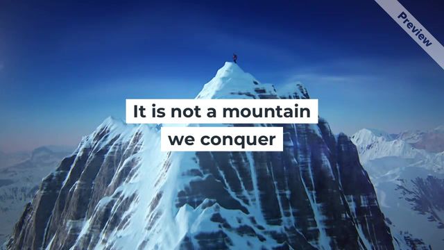 Mountain Day Video Template