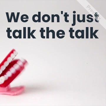 Walk the Walk Video Template