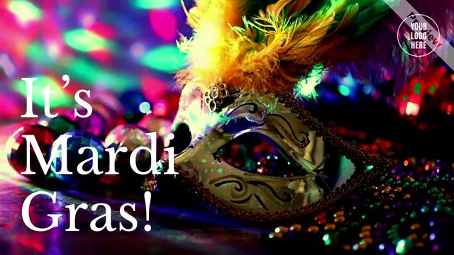 Mardi Gras Masks Video Template