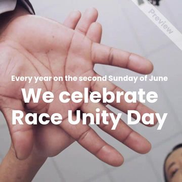 #RaceUnityDay Video Template