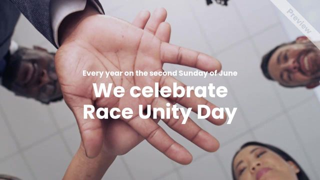 #RaceUnityDay Video Template