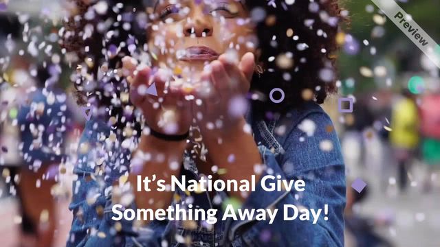 #GiveAway Video Template