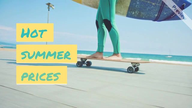 Hot Summer Prices Video Template