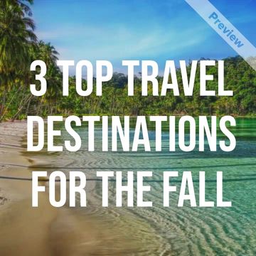 3 Top Travel Destinations Video Template