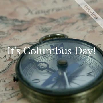 Columbus Day Video Template