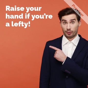 Famous people who are left handed Video Template