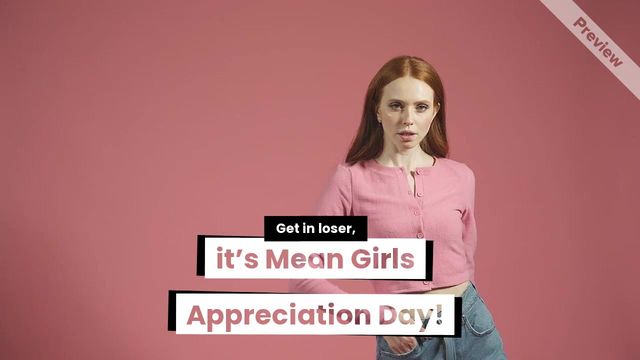 Mean Girls Appreciation Day Video Template