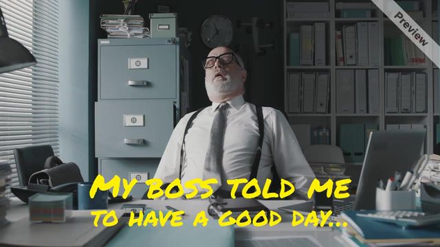 National Boss's Day Video Template
