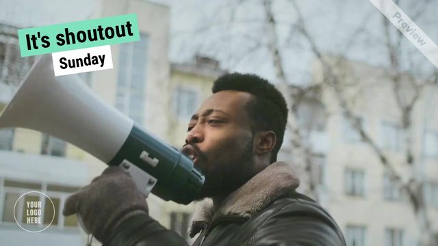 Shoutout Sunday Video Template