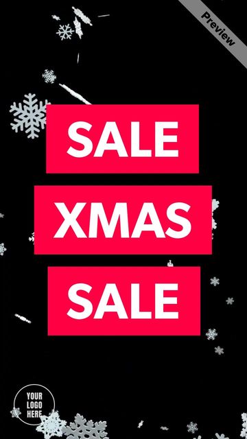 Sale Xmas Sale Video Template