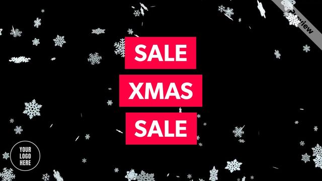 Sale Xmas Sale Video Template