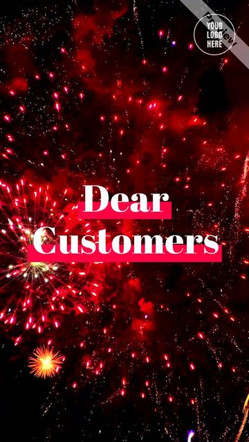 Thank you cutomers | New year Video Template