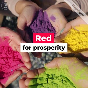 The Colors of Holi Video Template