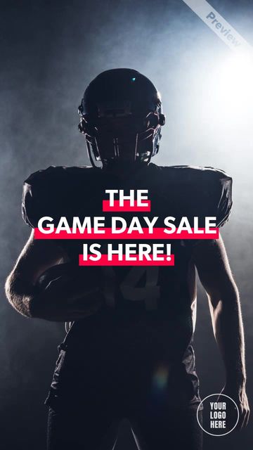 🏈 Game Day Sale Video Template