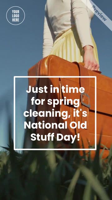 Old Stuff Day Video Template