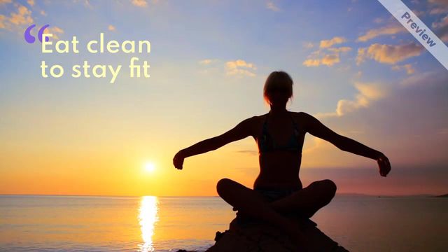 Eat Clean | G. Hadid Video Template