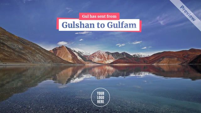 Gulshan to Gulfam Video Template