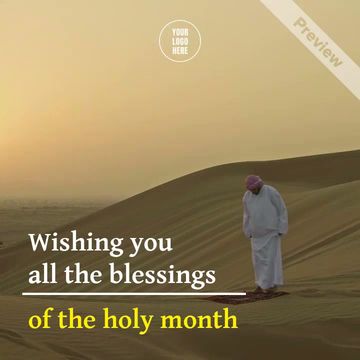 Ramadan Blessings Video Template