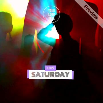 Electric Party Invite  Video Template