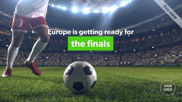 ⚽️  Ready for the Finals Video Template