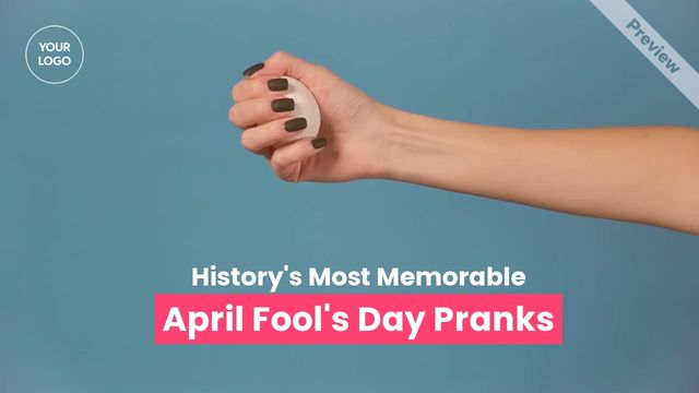 Memorable April Fool's Pranks Video Template