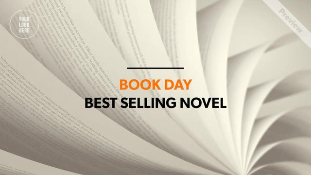 Book Day | Best Selling Novel Video Template