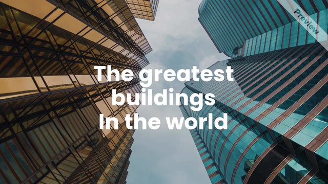 Greatest Buildings I San Remo Video Template