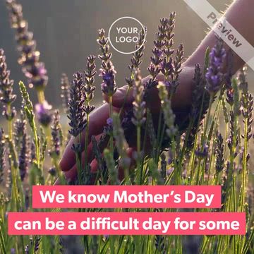 Thinking of You on Mother's Day  Video Template