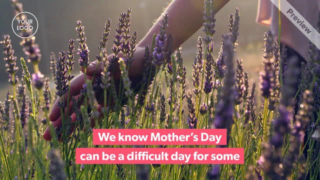 Thinking of You on Mother's Day  Video Template