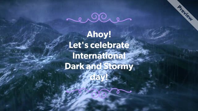 Dark and Stormy Day Video Template